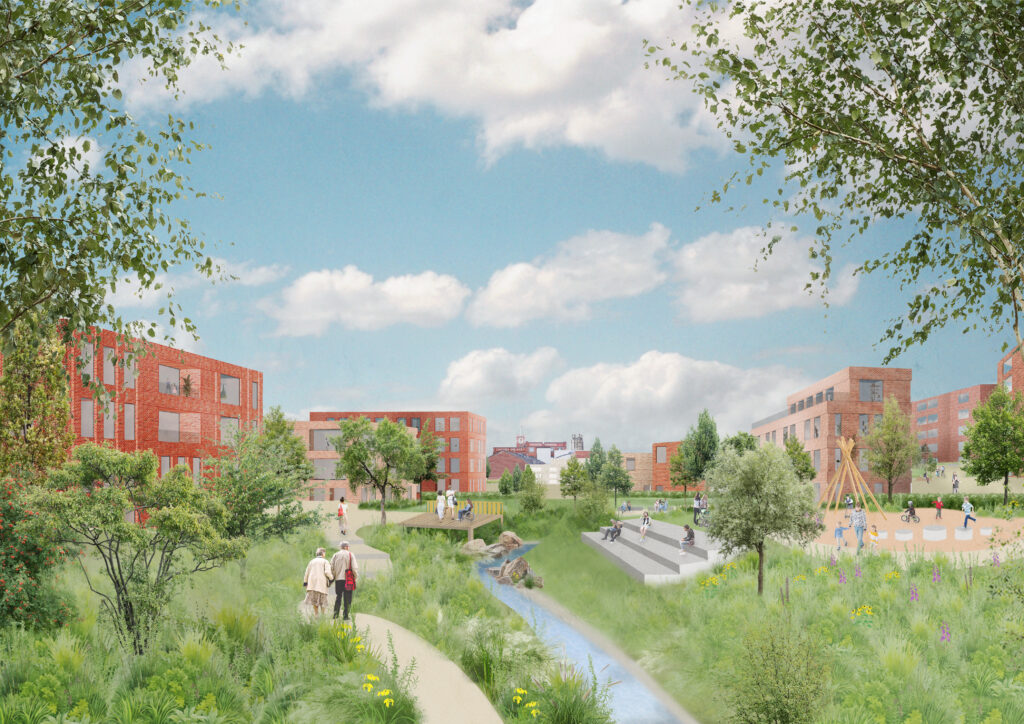 Stockport MDC and Council unveil bold 15-year plan for 8,000 new homes, new school and riverside park east of town centre